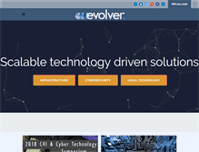 Tablet Screenshot of evolverinc.com